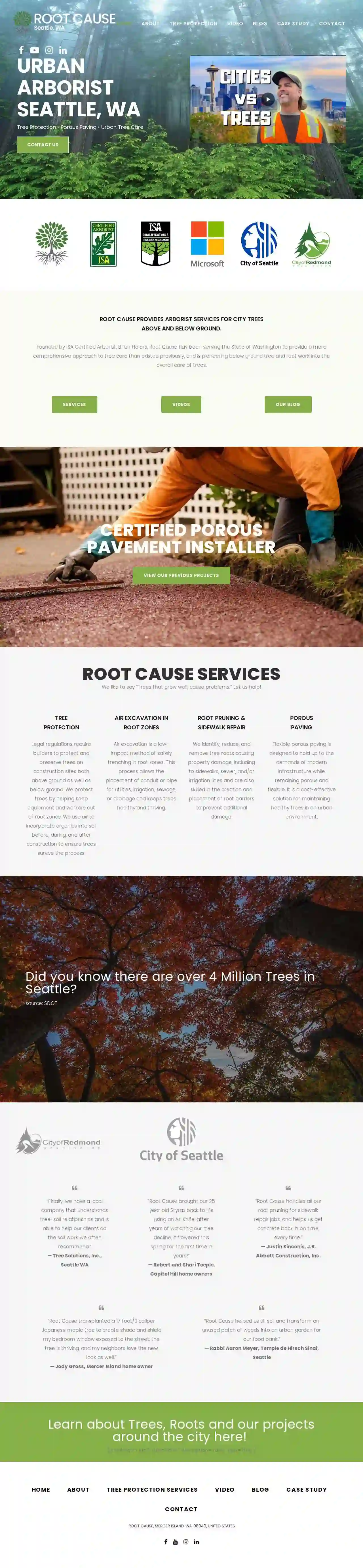 Root Cause Seattle | Urban Arborist & Porous Paving