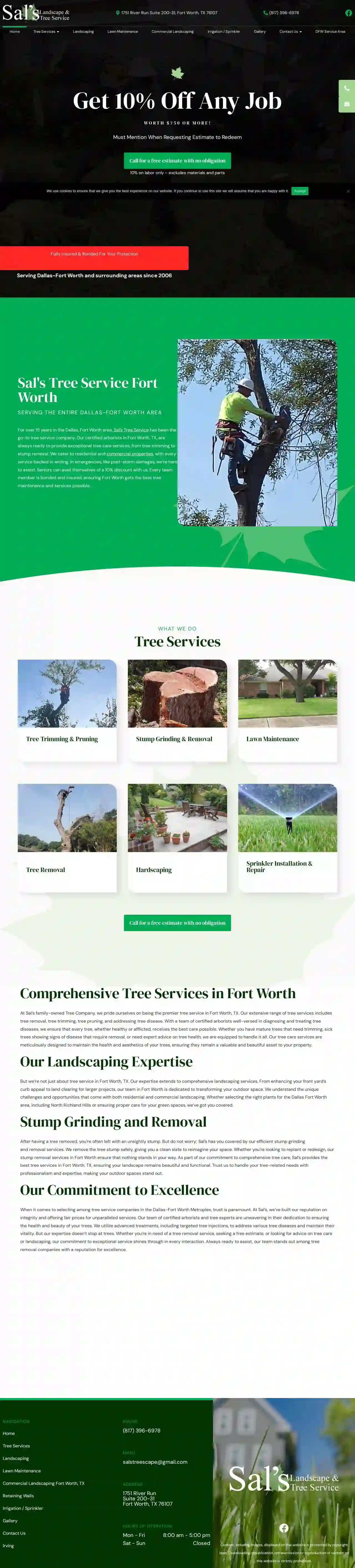 Sal's Tree Service Fort Worth