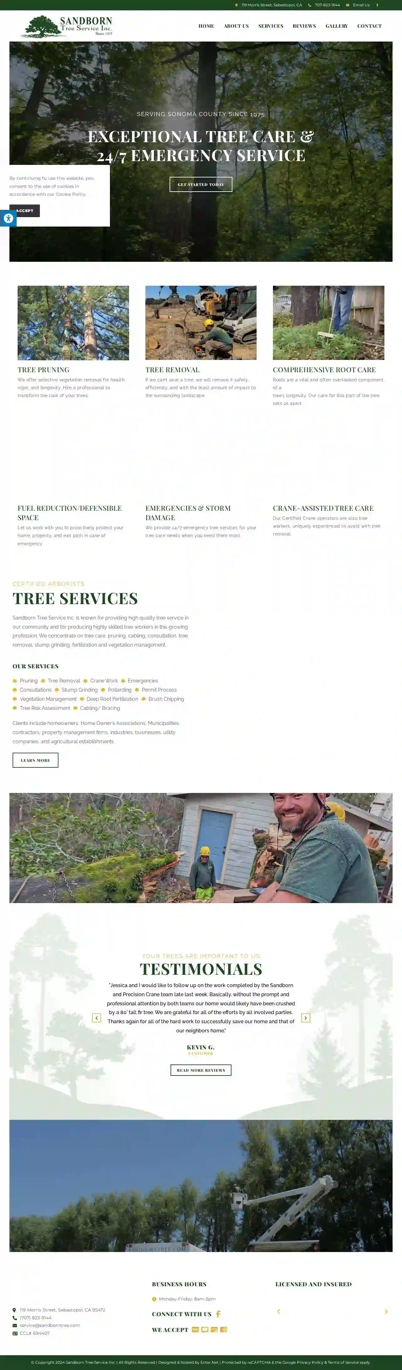 Sandborn Tree Service Inc