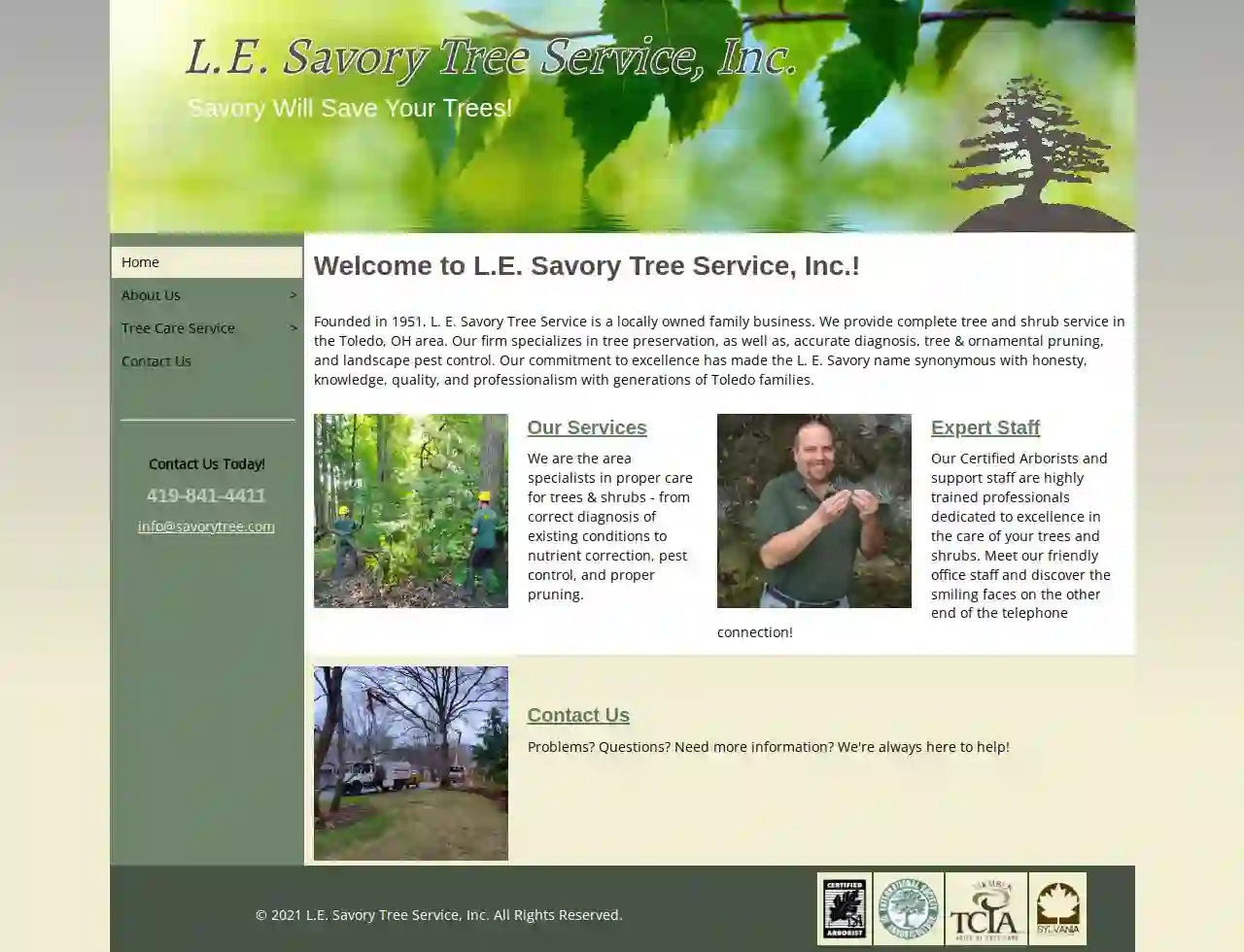 L E Savory Tree & Lawn Services Inc