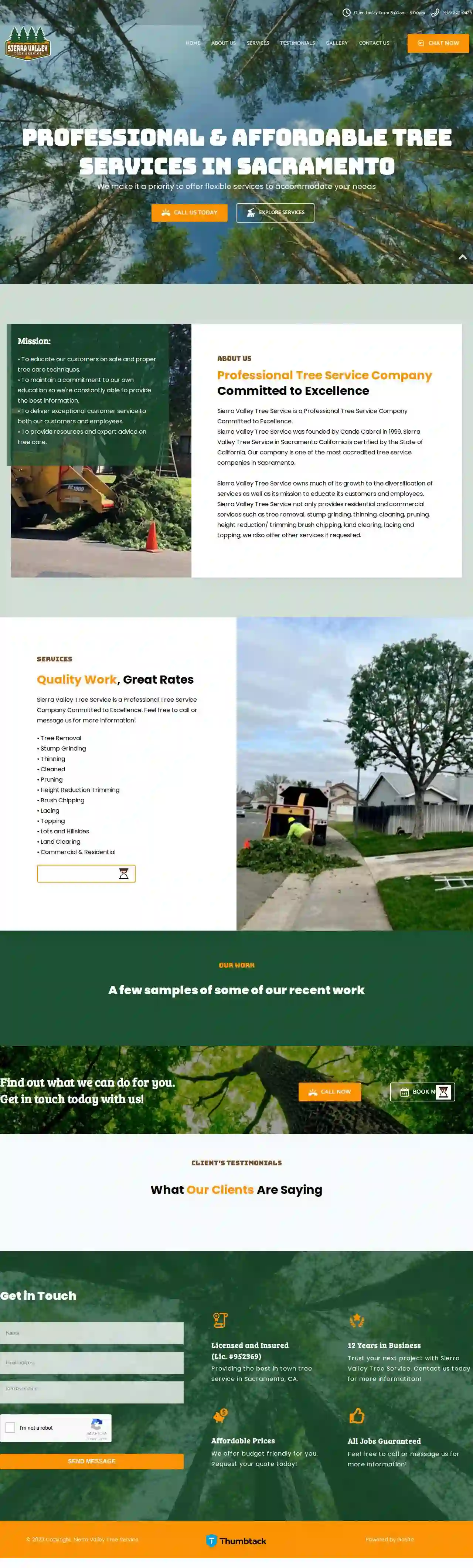 Sierra Valley Tree Services