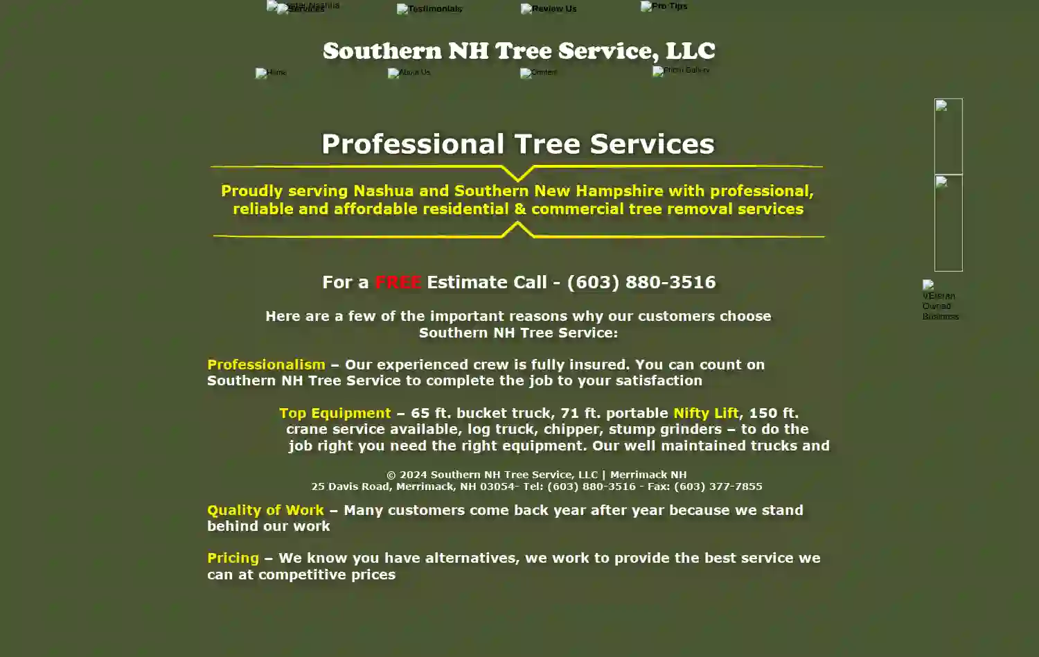 Southern NH Tree & Landscape LLC