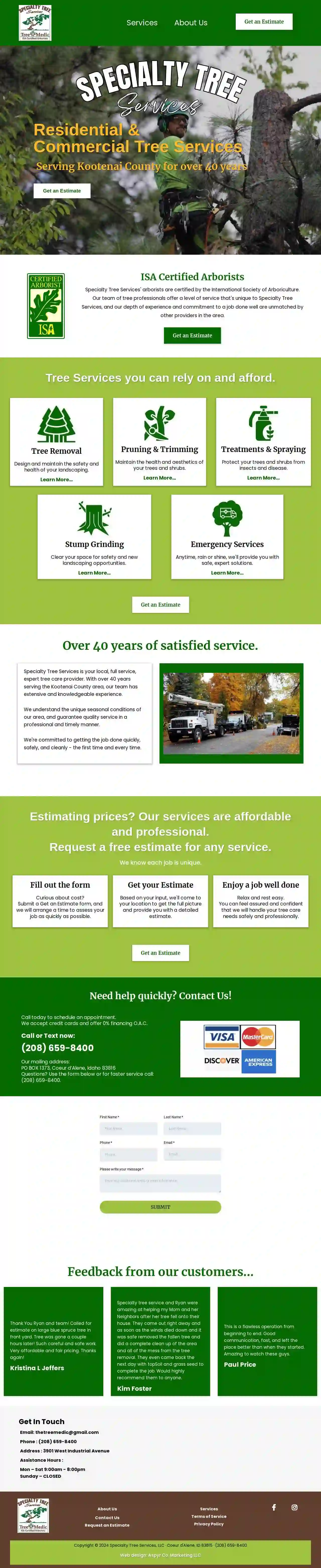 Specialty Tree Services