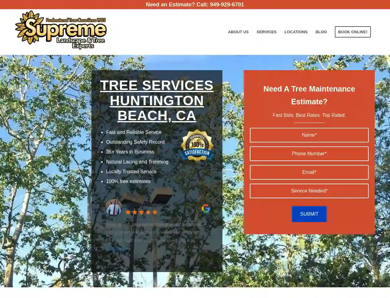 Supreme Tree Experts - Huntington Beach Tree Service