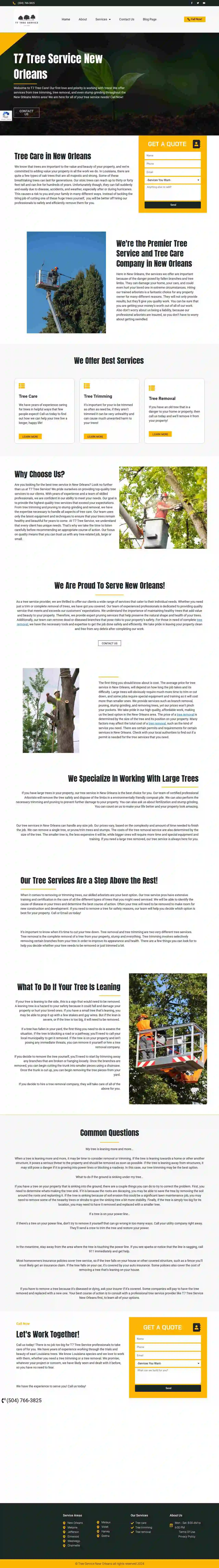 T7 Tree Service New Orleans