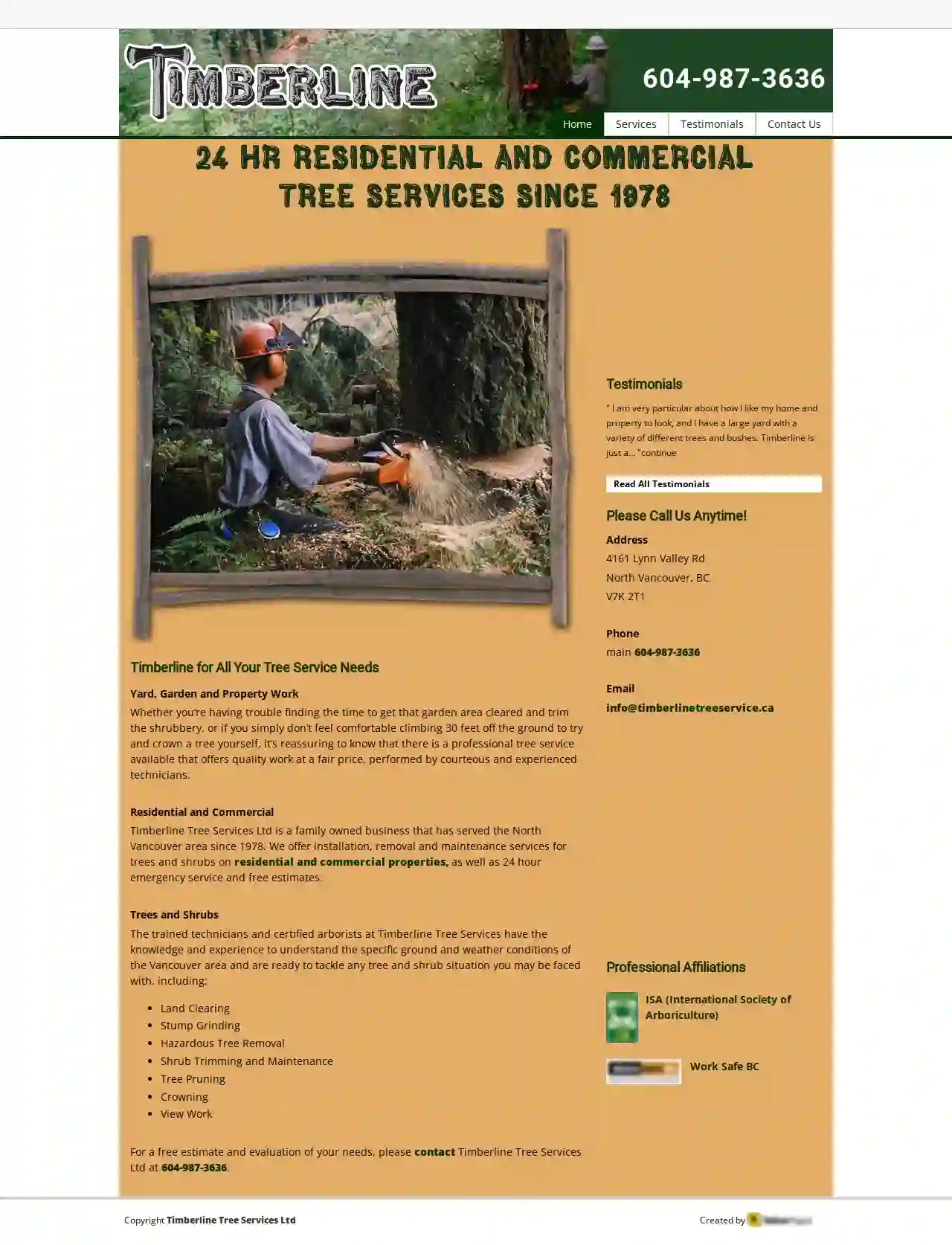 Timberline Tree Services Ltd