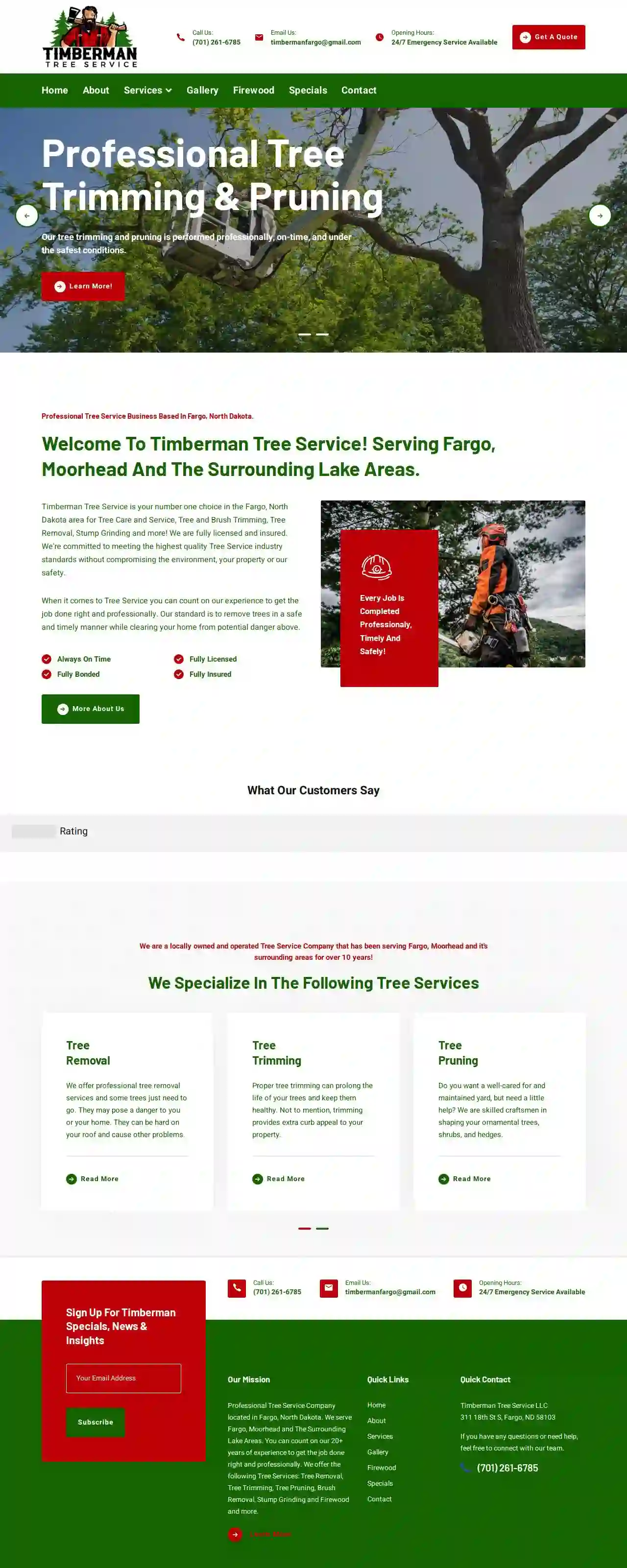 Timberman Tree Service LLC