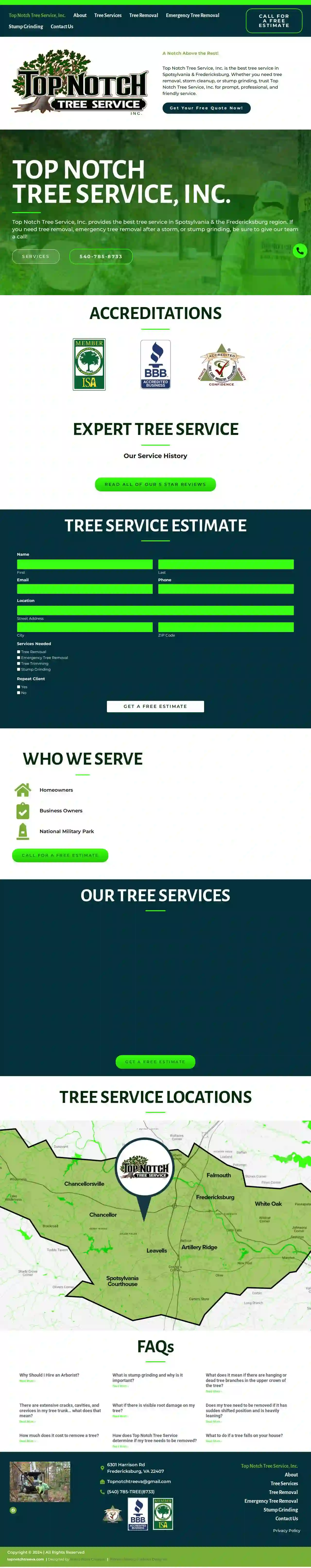 Top Notch Tree Service, Inc.