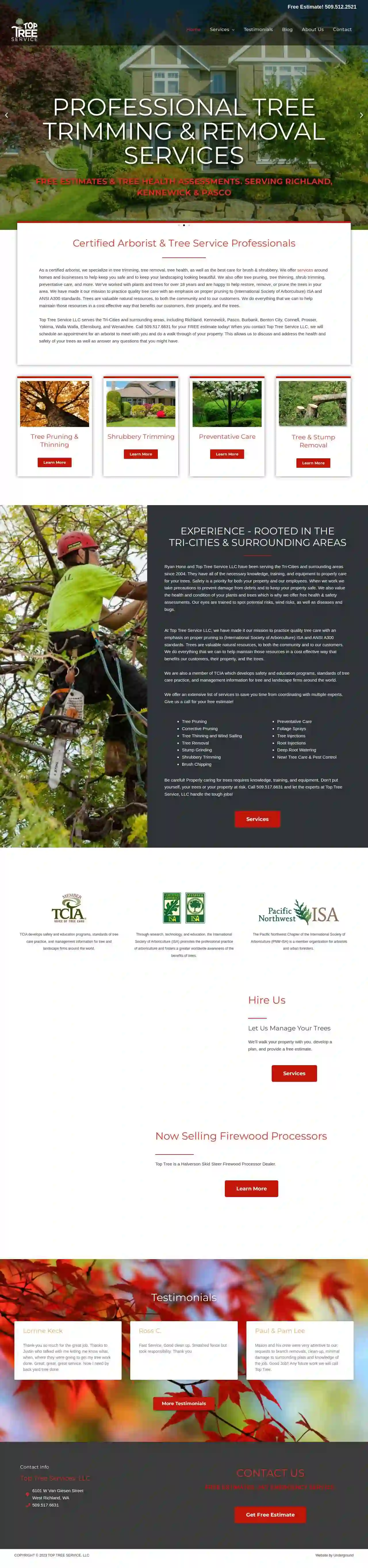 Top Tree Service, LLC