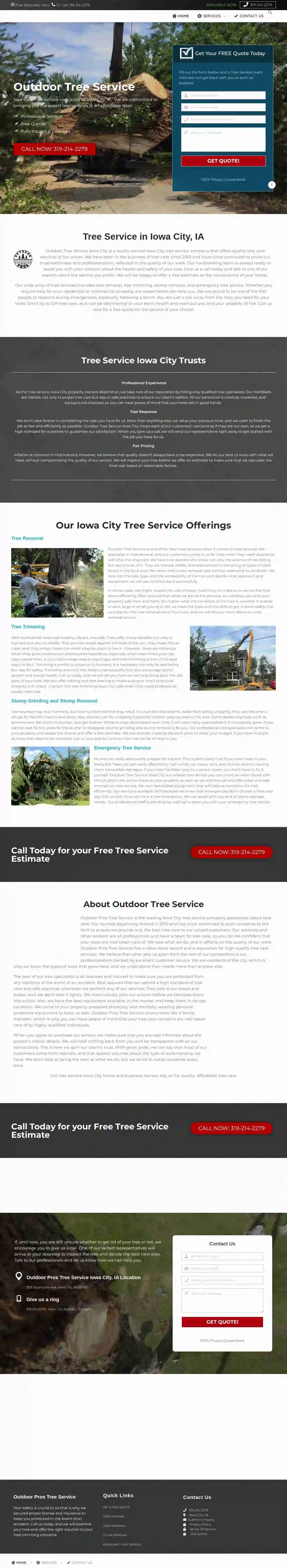 Outdoor Tree Service Iowa City