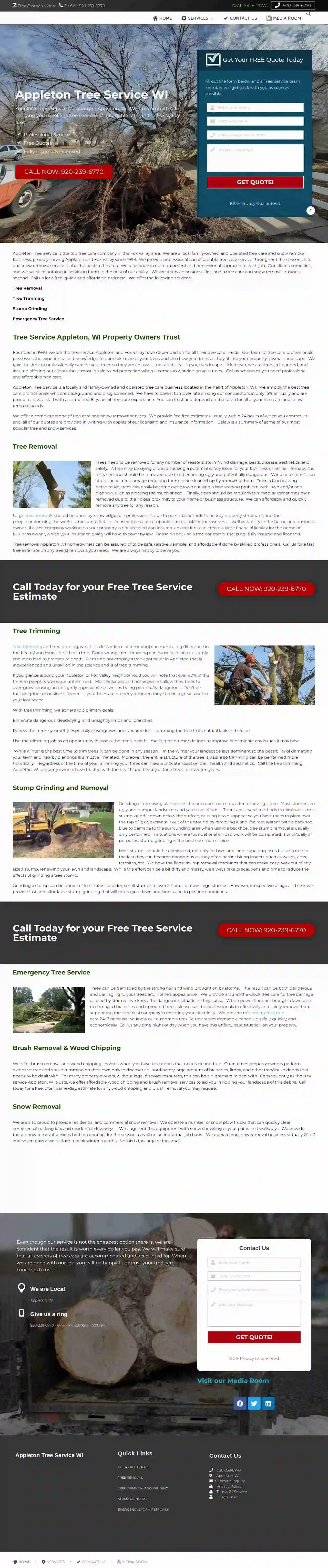 Appleton Tree Service WI