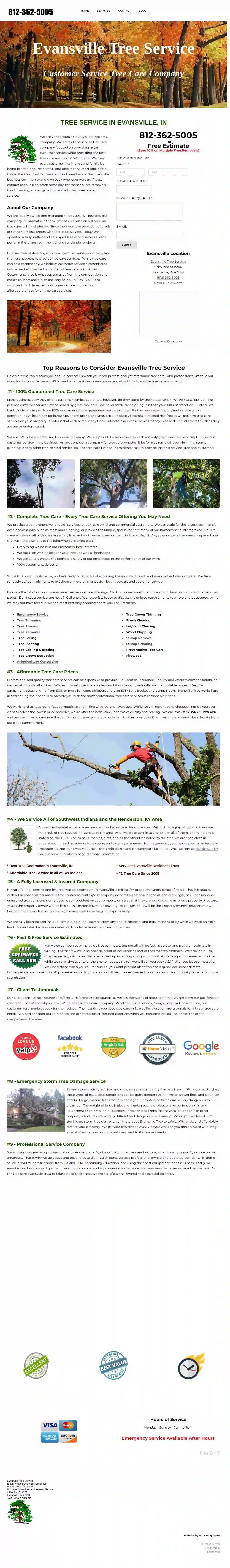 Evansville Tree Service