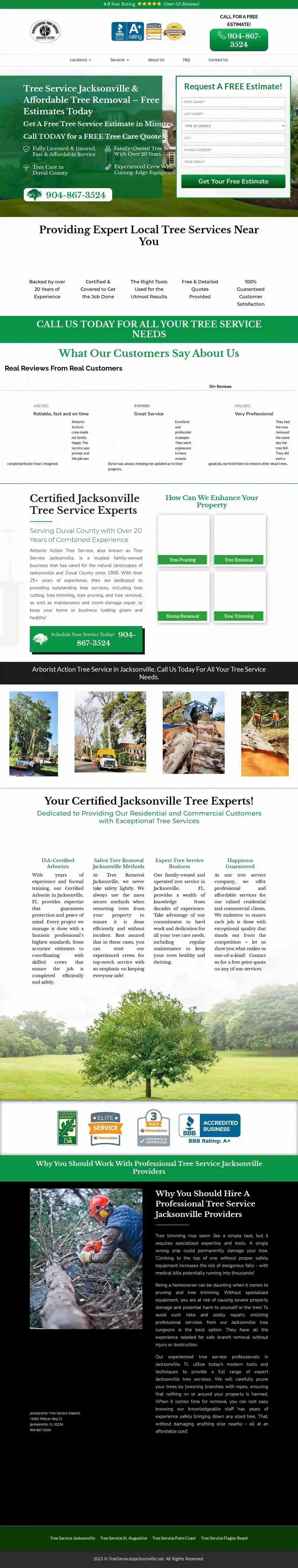 Jacksonville Tree Service Experts