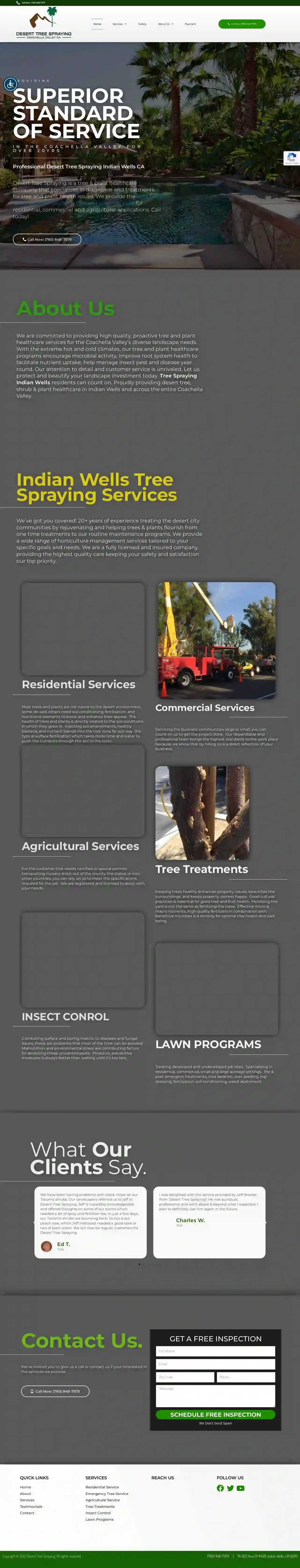 Desert Tree Spraying & Care