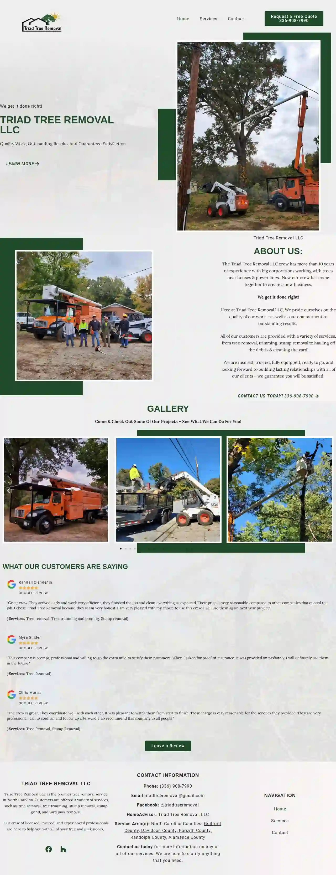 Triad Tree Removal LLC