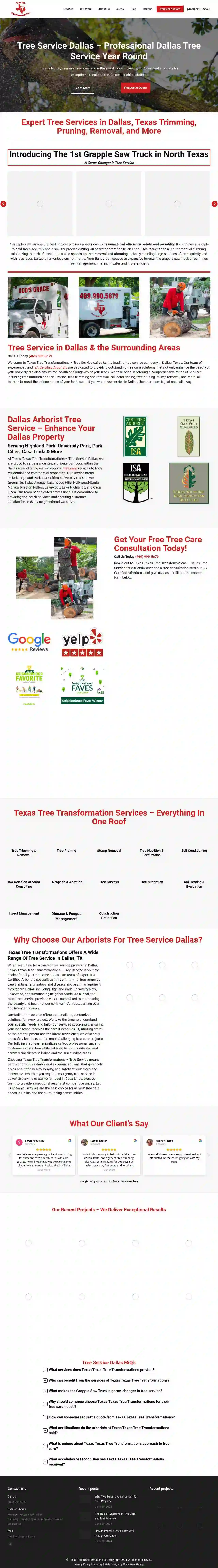 Texas Tree Transformations