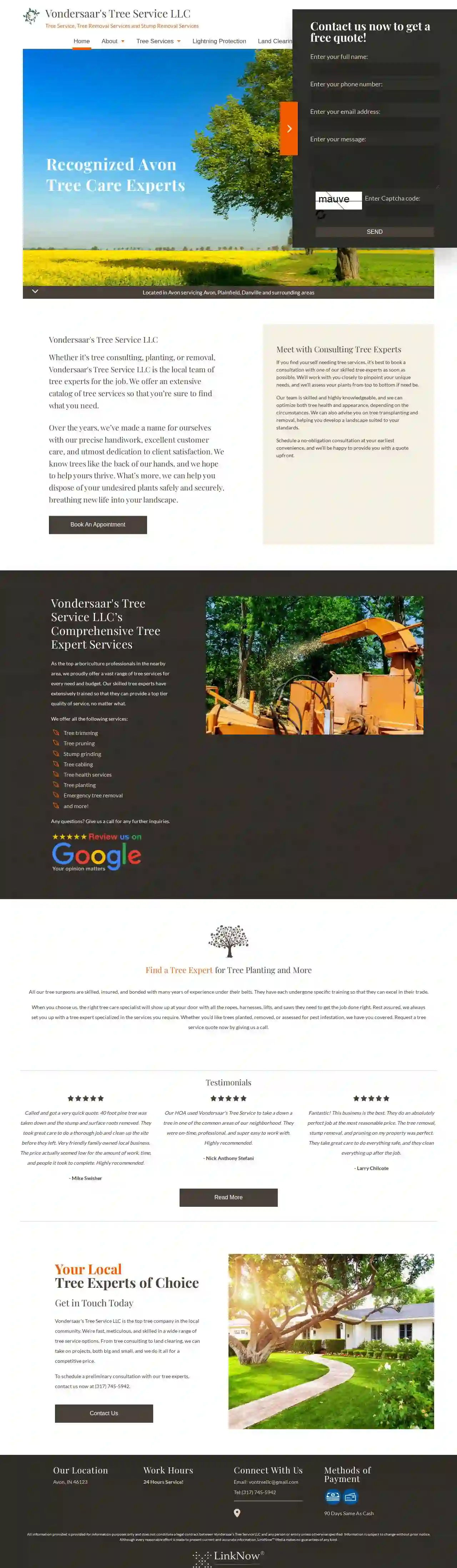 Vondersaar's Tree Service LLC