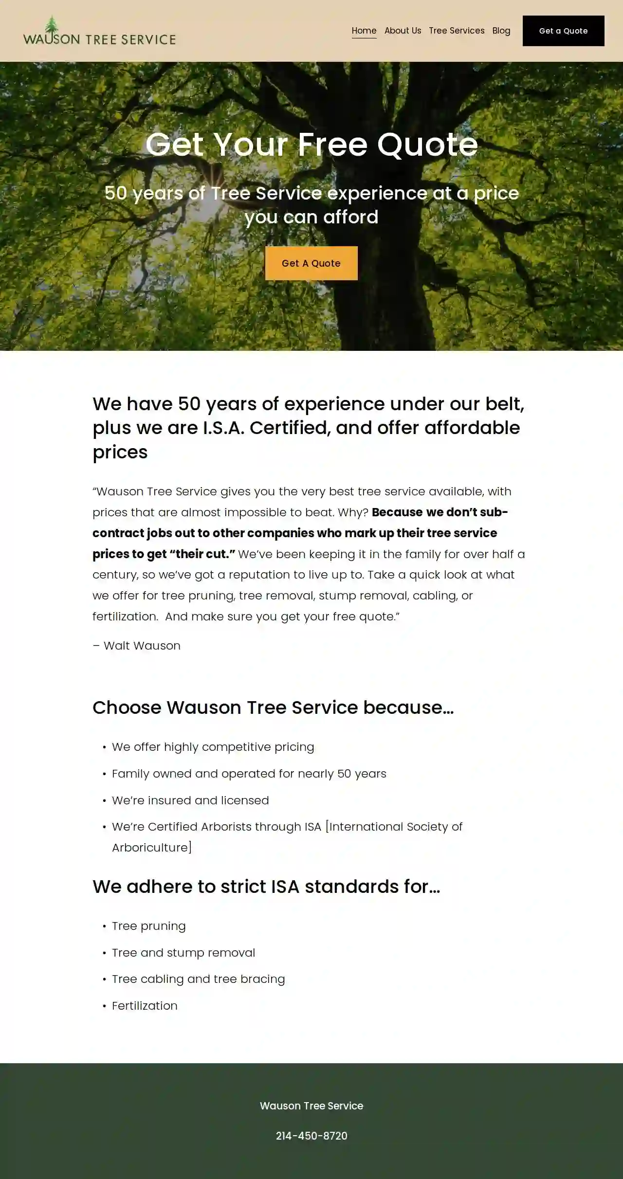 Wauson Tree Service